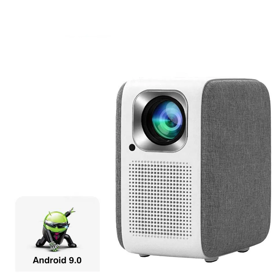 DIBOEV H6 1080p Android Mini Led Projectors Portable Beamer Wifi