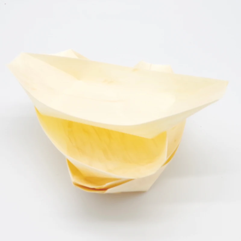 Factory disposable bamboo wood boat shushi for party food