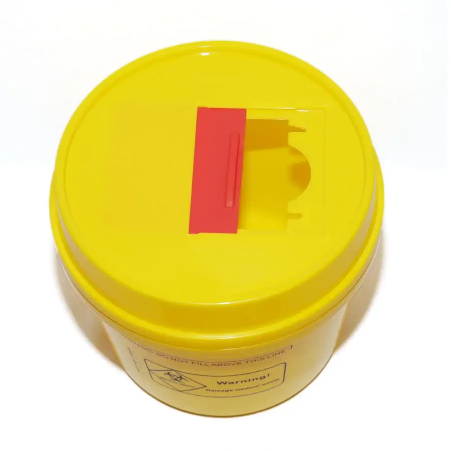 6 л, портативные пластиковые медицинские контейнеры для биологической опасности, контейнер для утилизации для медицинского и промышленного использования