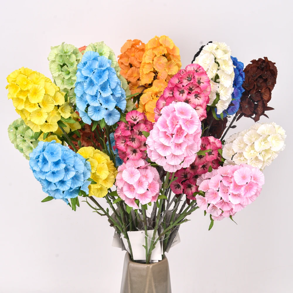 The new tropical money flower artificial silk flowers real touch high quality for home decor