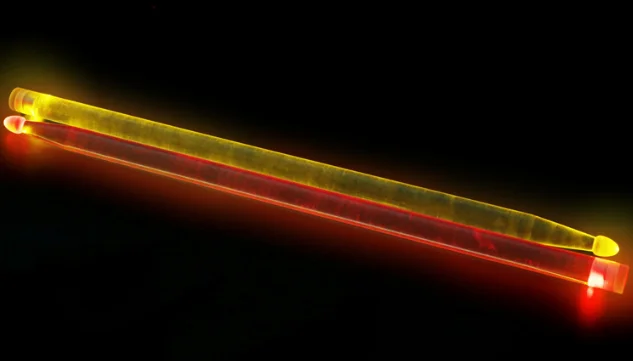 Glow-in-the-dark drumsticks 5A drumsticks jazz drum hammers acrylic teardrop glow sticks drums
