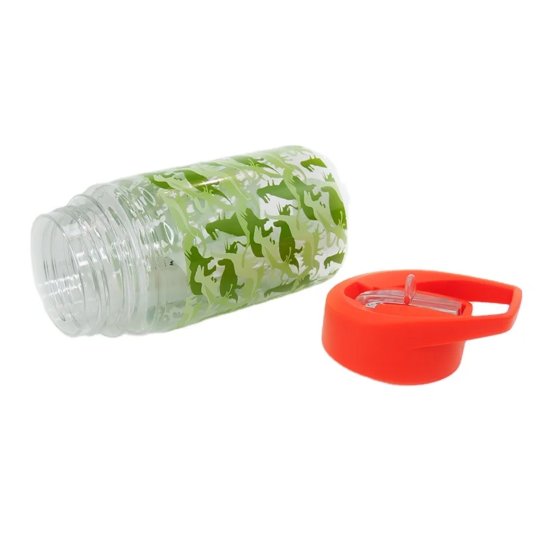 Plastic kids water bottle straw drinking children school bpa free kids drink school cute water bottle