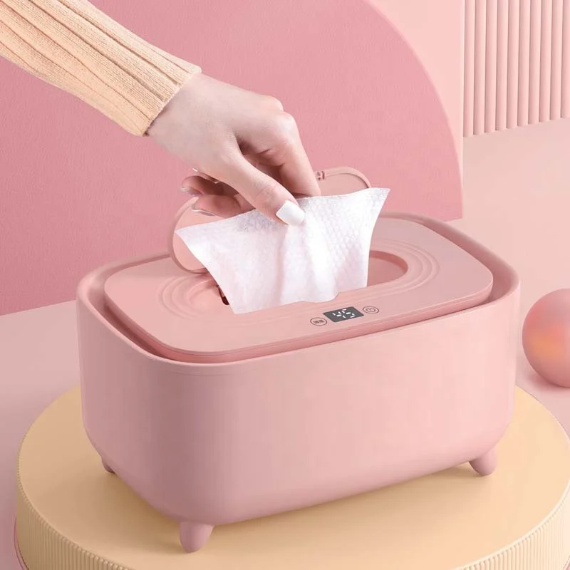 Hot Sale Large Capacity LED Changing Light Warms Quickly and Evenly Baby Wet Wipes Warmer Support Everyday 240V/220V/110V PP/ABS