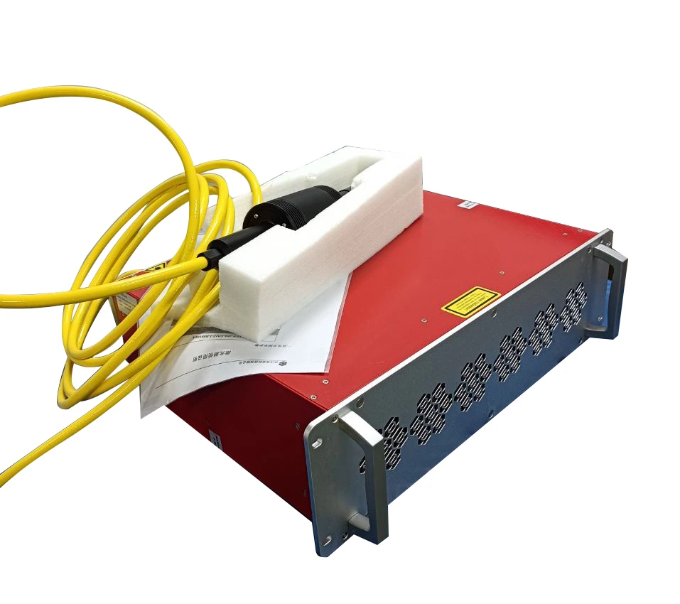 China Manufacturer 200w High Frequency Mopa Enclosed Mini Marking And Engraving machine laser source price