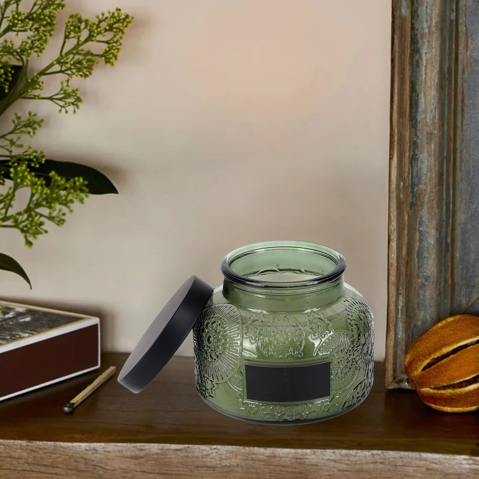 Sea Breeze Scented Crystal Stone Decorated Scented Candles Home Decor Custom Candle Jar Scented Soy Wax Candle