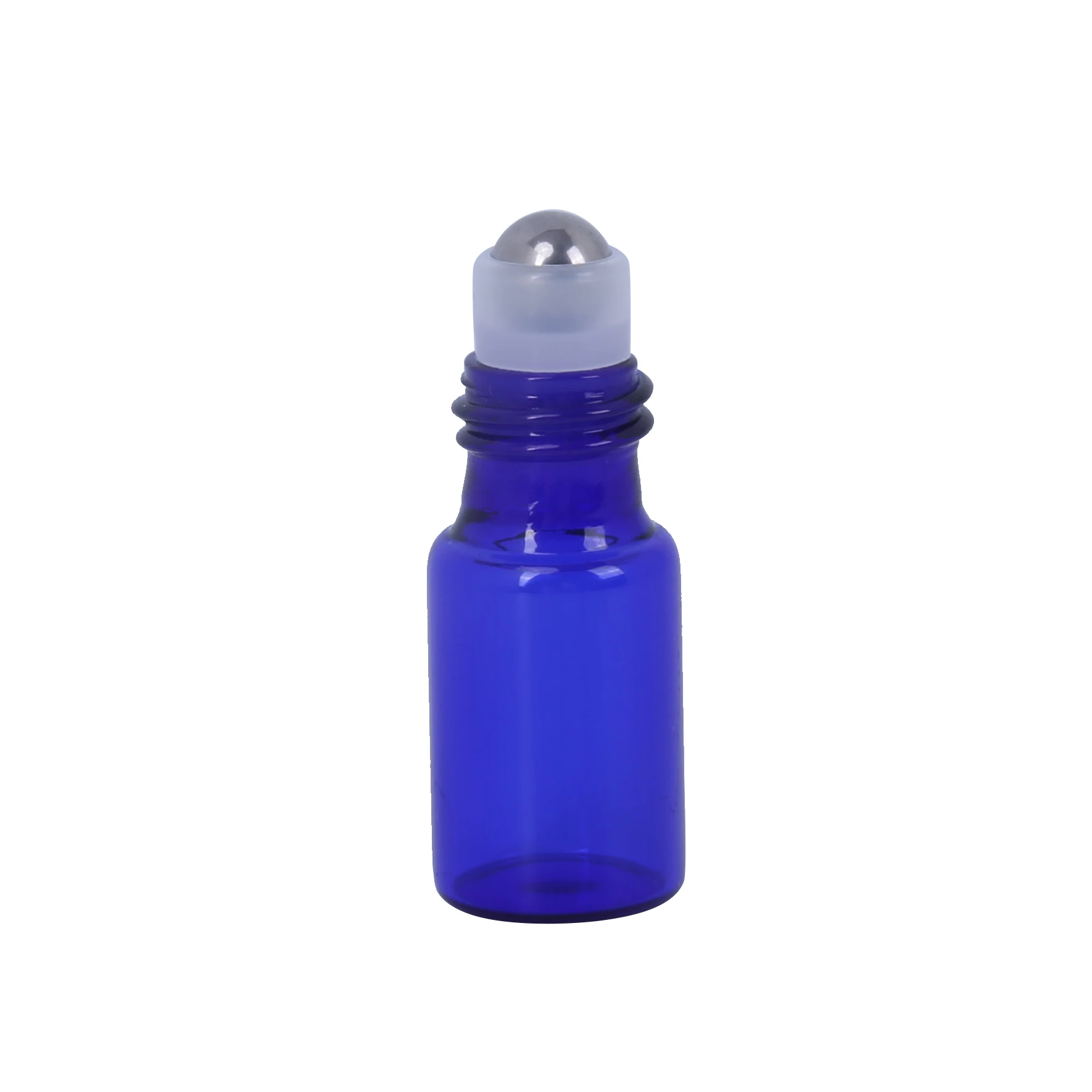 2 ml blue perfume roller ball vials essential oil /amber roller on glass bottles with stainless steel roller ball