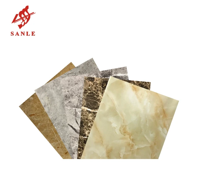 Non-asbestos Factory price interior wall covering decorative marble uv Fiber cement panels