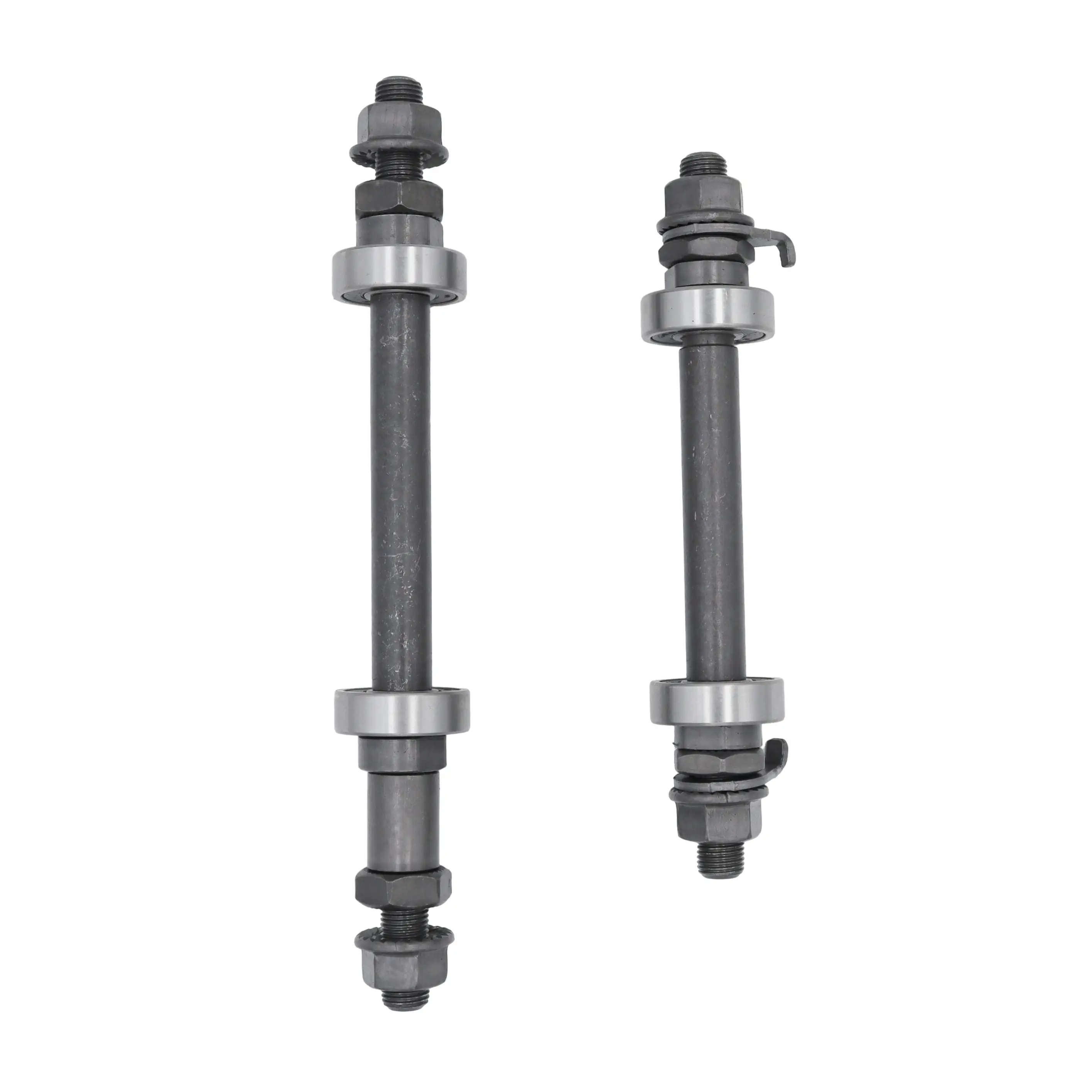 Customized factory direct Phosphide ash bicycle parts/bicycle rear hub spindle/bicycle axle