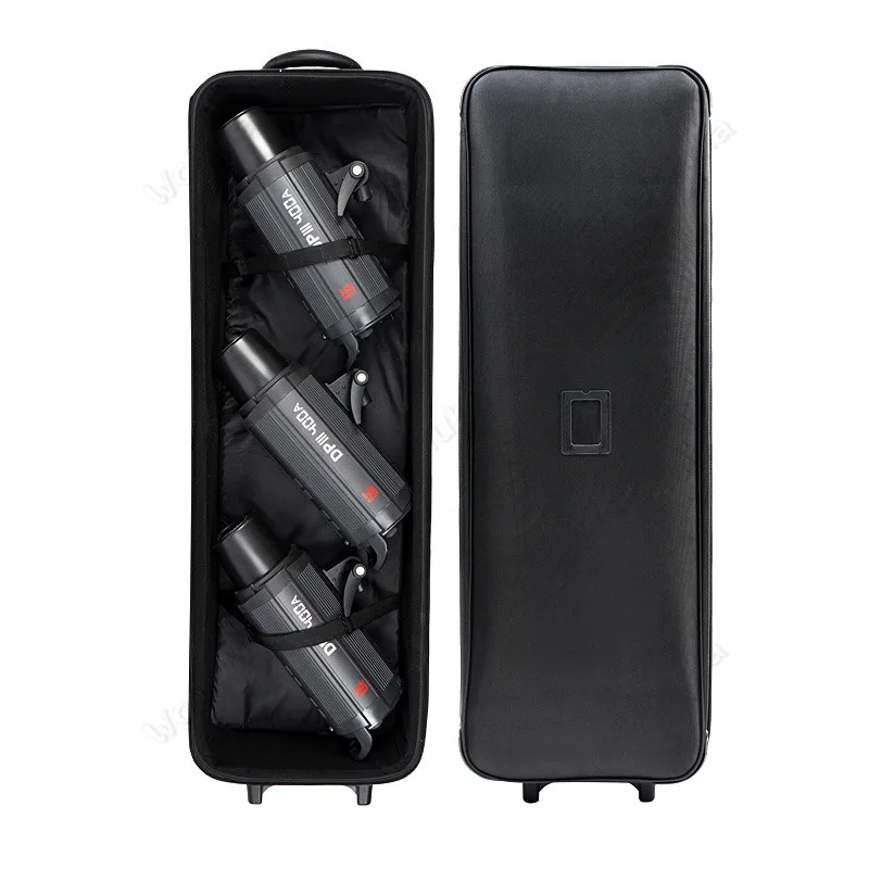 Studio Carry Case Flash Trolley Box Safety portable luggage light stand Box pull bag