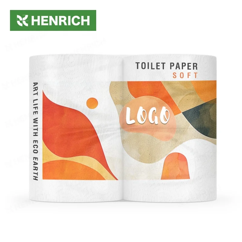 High Quality TAD Best Quality Toilet Tissue Paper Cholrine Free Toilet Paper Custom Logo Toilet Roll