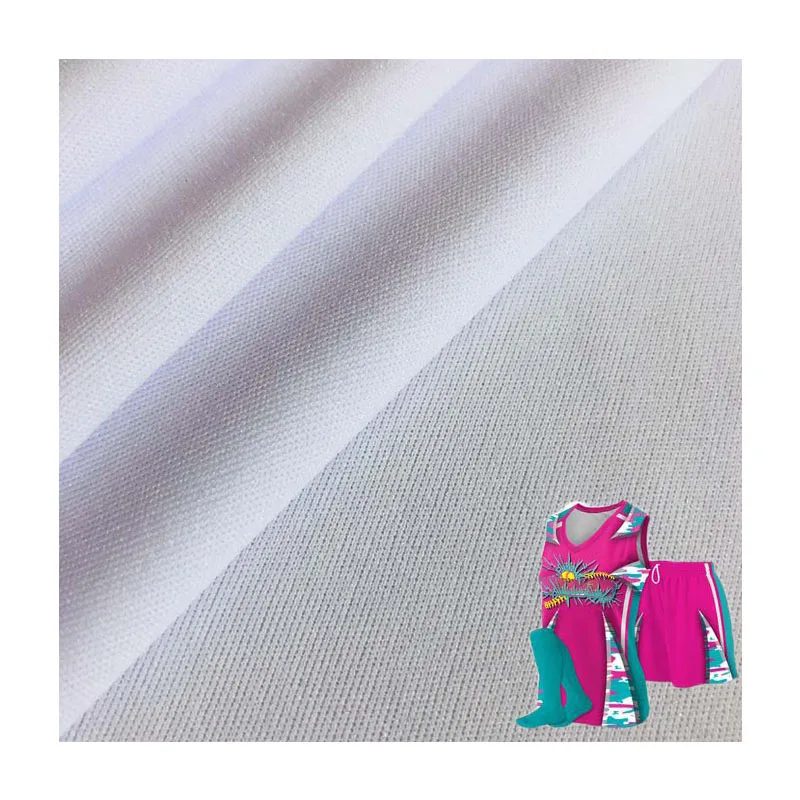 Ткань Interlock 100D трикотажная 100% полиэфирная ткань для цифровой печати