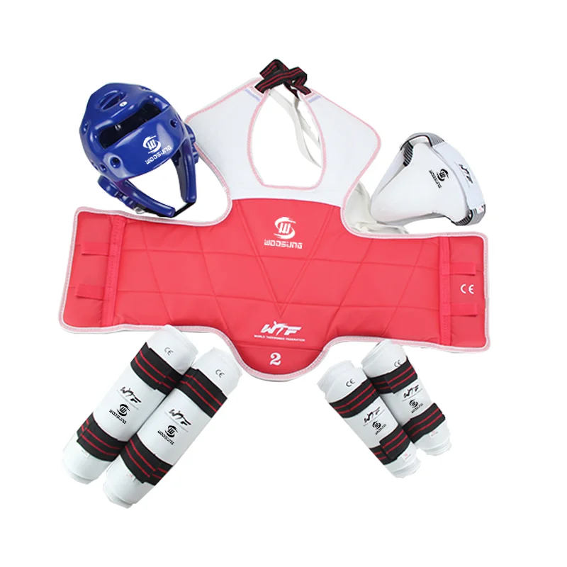 Taekwondo protectors/taekwondo sparring gear set/high quality taekwondo protections equipment