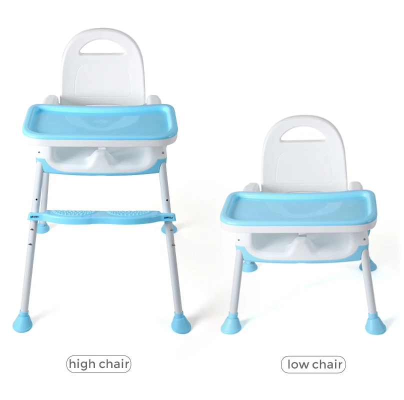 Cheap Plastic And Steel Material High Baby Feeding Chair For Child