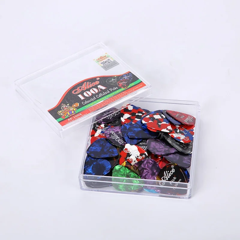 Alice Pick Set Sailulu ABS Matte Box Wholesale Specification 0.46 0.71 0.81 0.96 1.2 1.5 strings instruments accessories