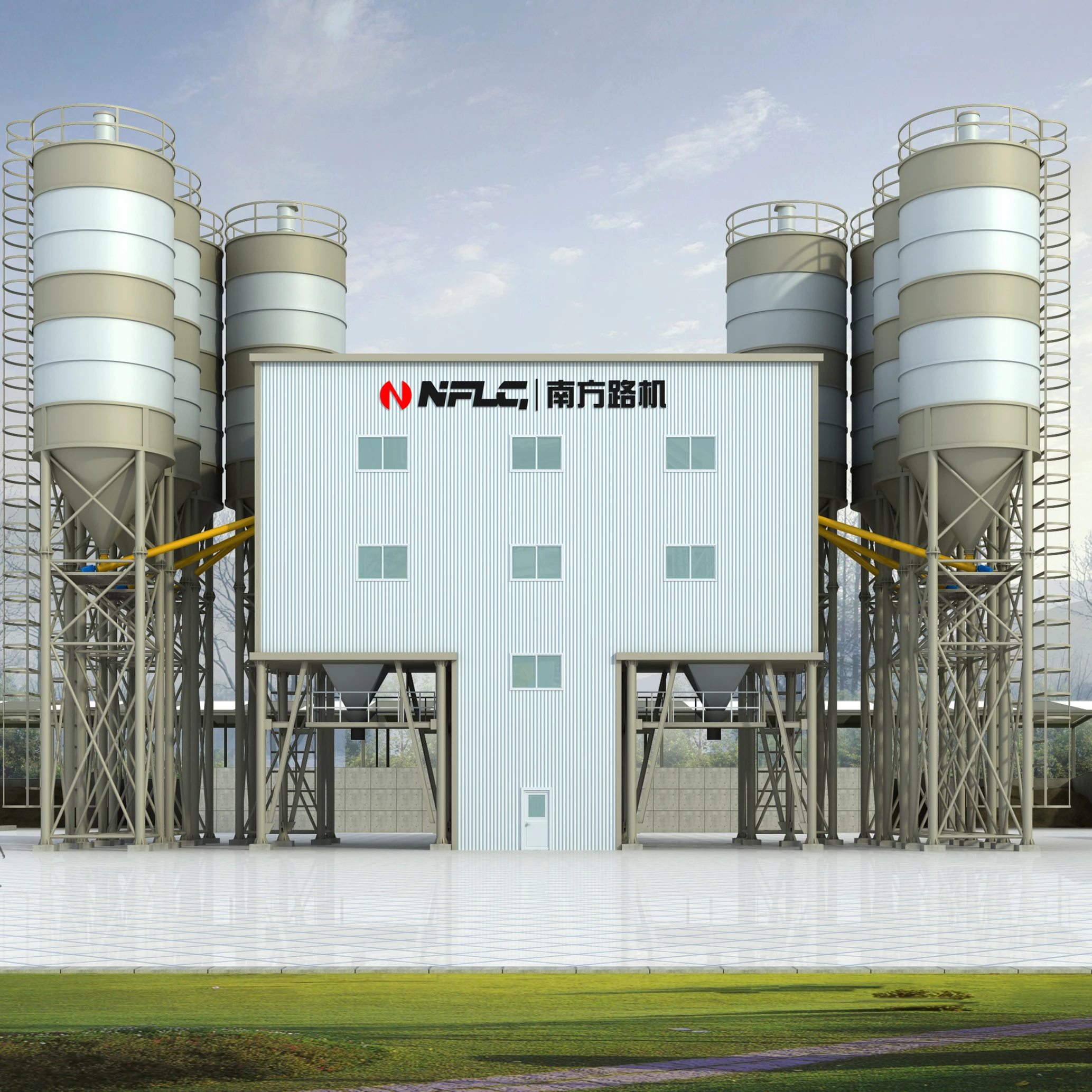 Hzs Series RMC Plant Types of Batching Plants in China