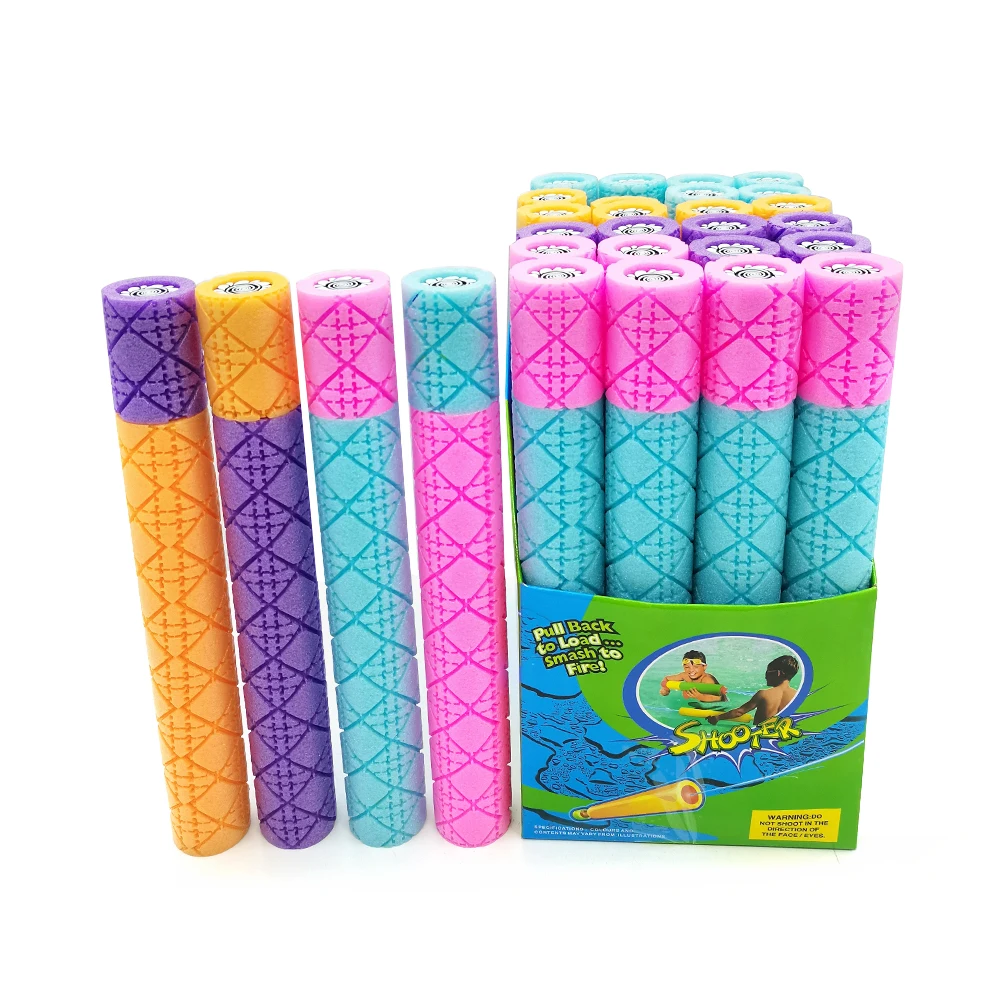 Customized kids summer outdoor toys eva foam air pressure pump water cannon