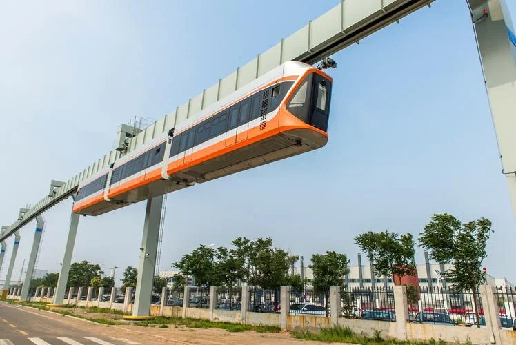 amusement rides Aerial suspension monorail train