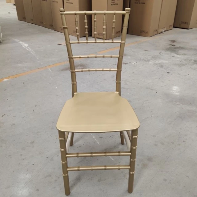 Полипропиленовый пластиковый моноблок Серебряный стул Chiavari