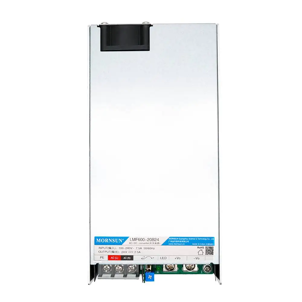 Mornsun LMF600-20B15 Factory OEM ODM 600W Led Lighting Led Driver 600w 15v 40A 40amp Switching Led Power Supply
