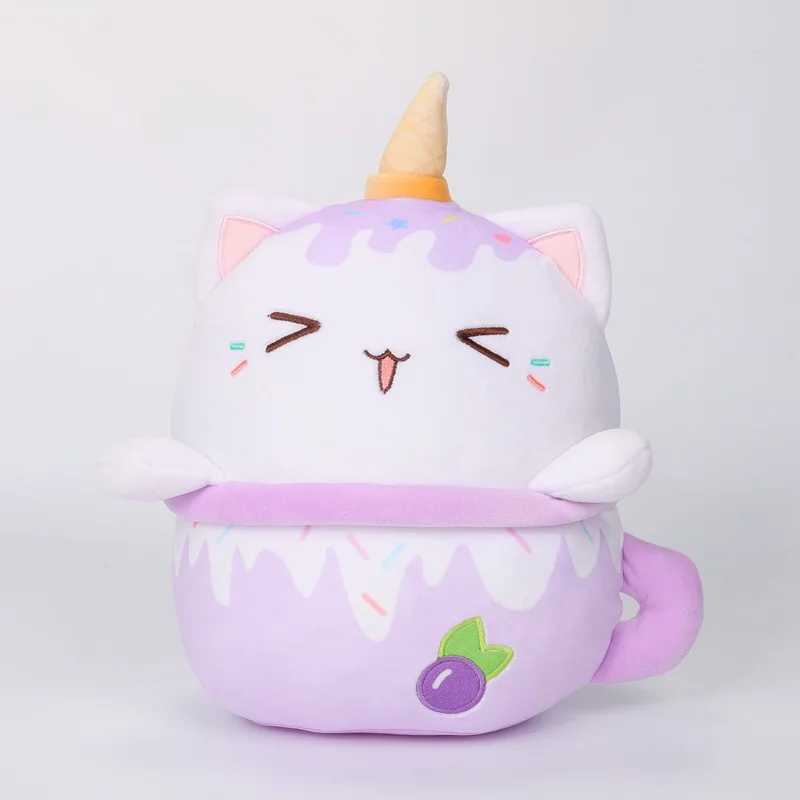 Cup Animal Series Stuffed Animal Plush Toy Cute Pink Cup Salamander Holiday Gift Banana Corgi Doll