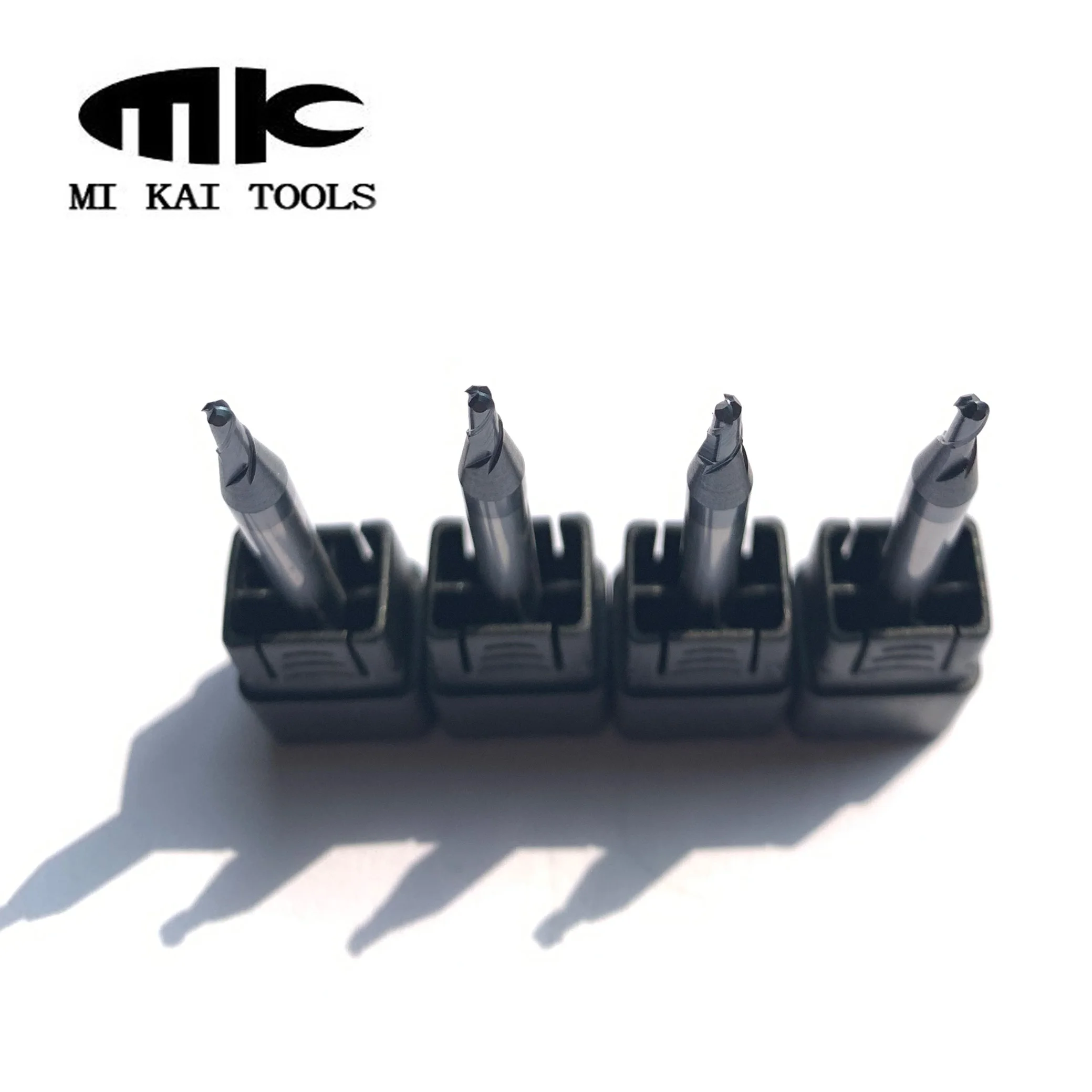 Solid Carbide Spherical 1mm Ball Nose End Mill Cutters For Aluminum