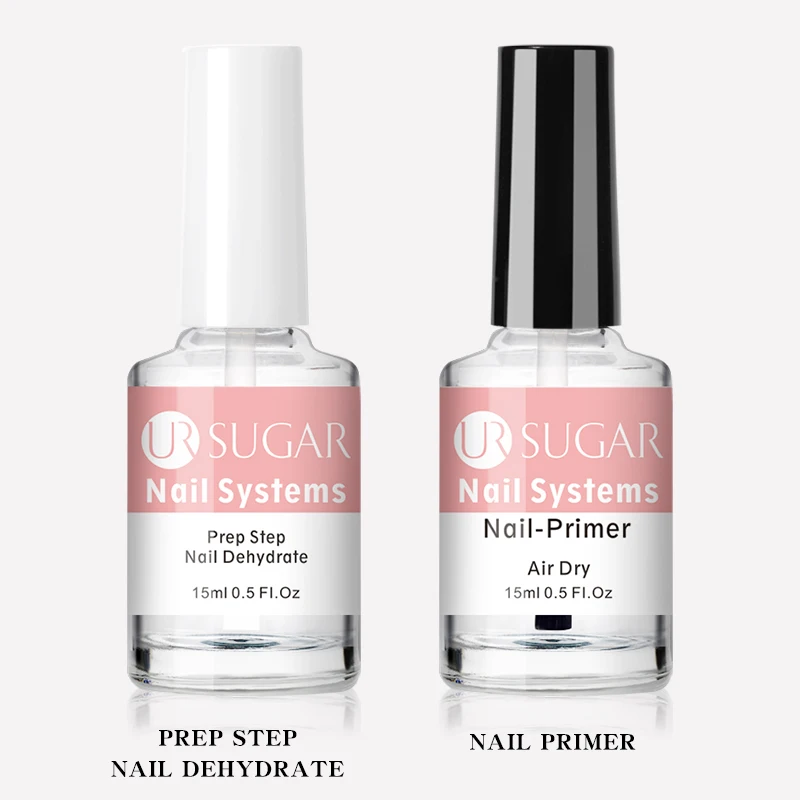UR SUGAR Custom Logo 15ml Air Dry Basic Functional Base Gel Nail Prep Dehydrator and Nail Primer For Nail Salon