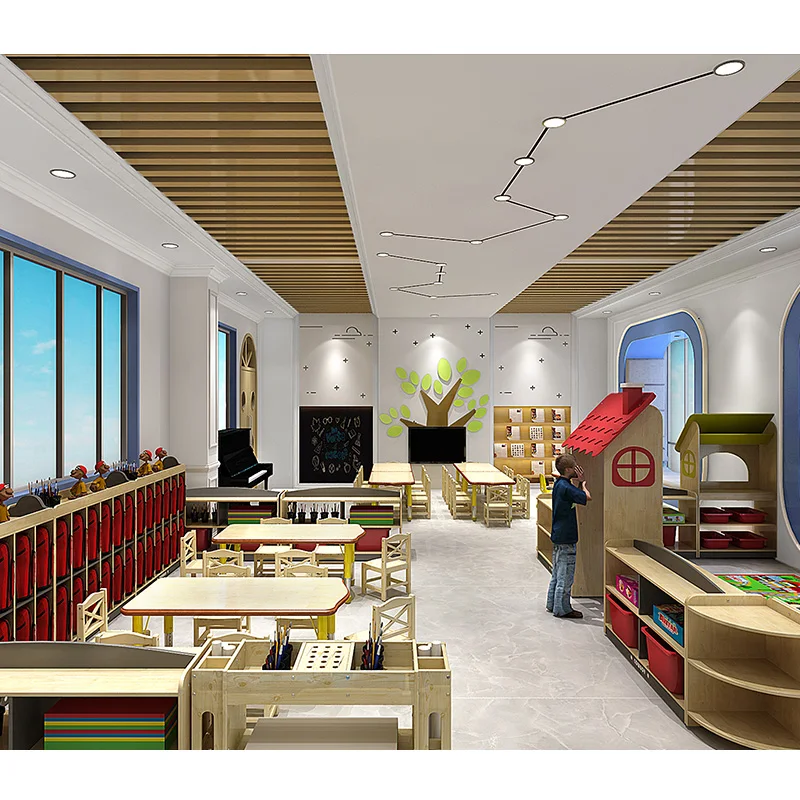 Used kindergarten furniture daycare centre wooden furniture for children