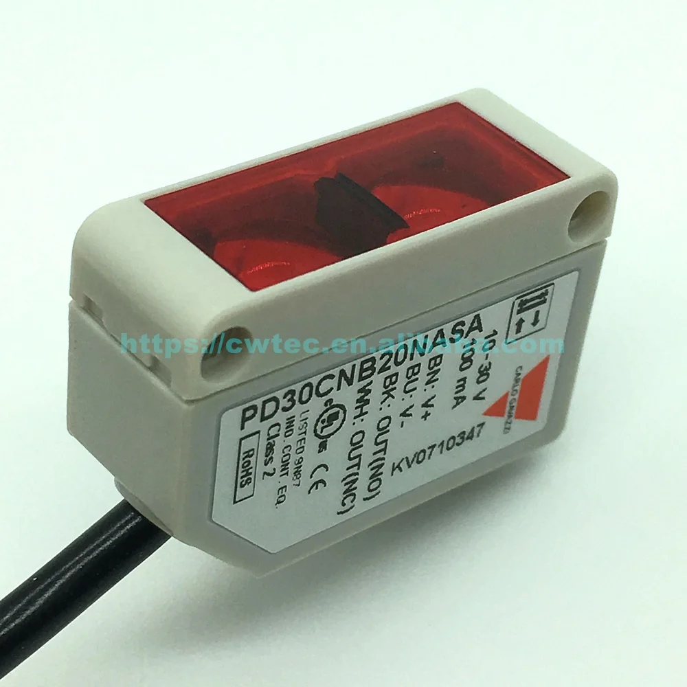 New arrival original Sensing Range 200mm 10-30VDC carlo gavazzi npn photoelectric sensor PD30CNB20NASA