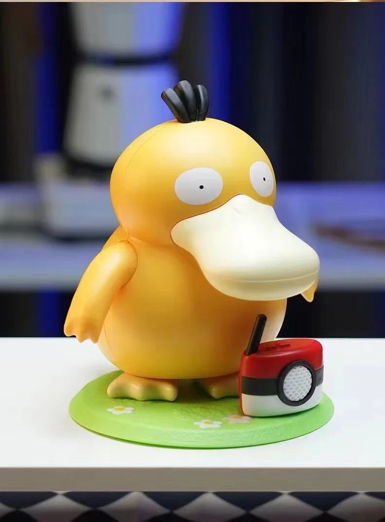 Top Selling Psyduck Hand Crank Laser Engraved Hand Crank Plastic Music Box Psyduck Music Box