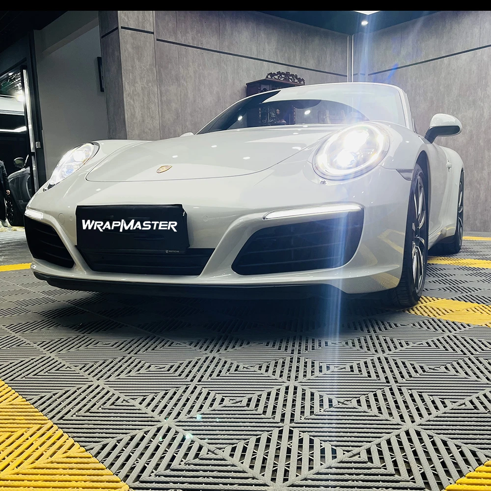 TSAUTOP 1.52*17m Self Healing TPU Volcanic Grey Color PPF Protective Film Hood Protector