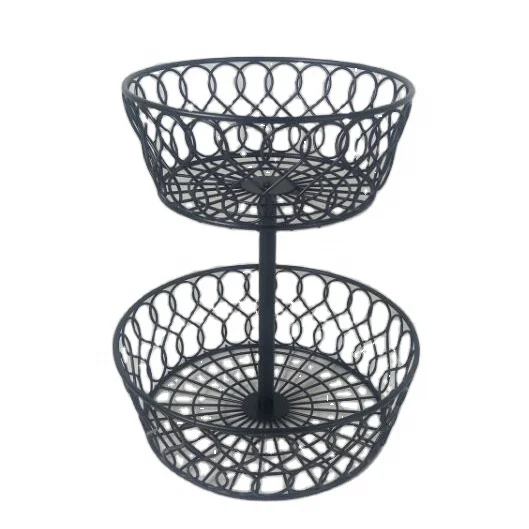 Kitchen Two-Tire Fruit Basket