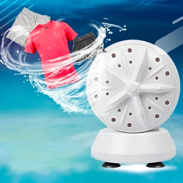Ультразвуковая турбо-шайба портативная мини-стиральная машина для деловых