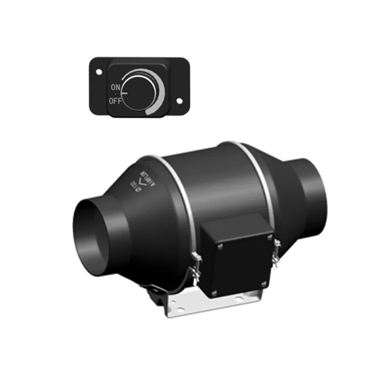 4-Inch Classic Design Metal Speed Control Fan Filter for Garden Work & Flower Pot Planting Packed in Carton