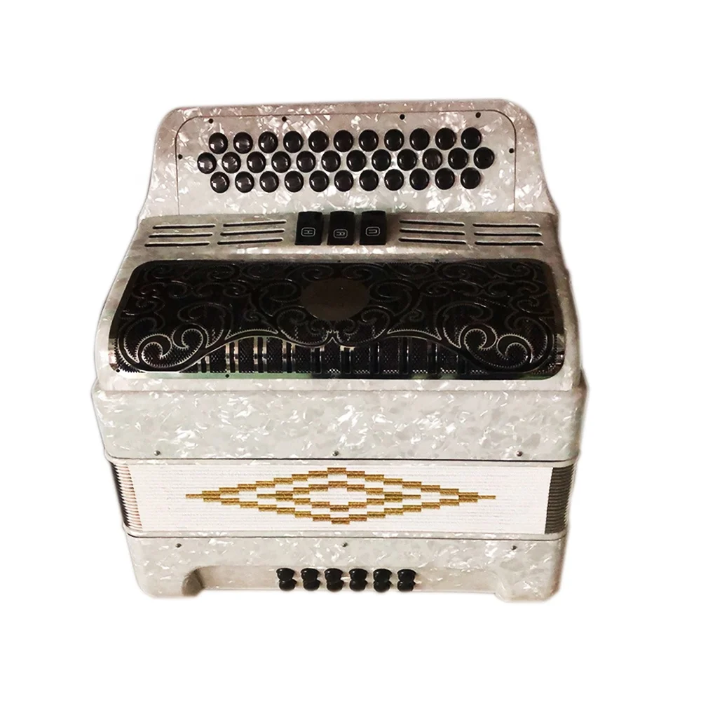 Top Sale Guaranteed Quality 34 Button 12 Bass 3 Registers Accordion Instrument Acrodeon JB3412C