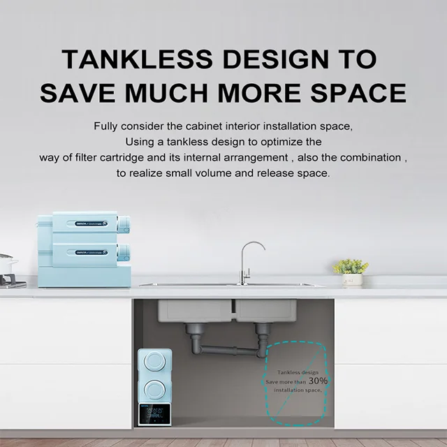 IMRITA Custom 800 Gallon Water Treatment Equipment Under Sink RO Reverse Osmosis Water Purifier System