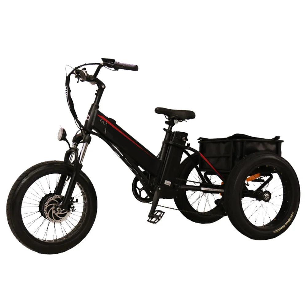 China supplier aluminum frame electric adult cargo tricycles trikes high power rickshaw e three 3 wheels bikes bicycles