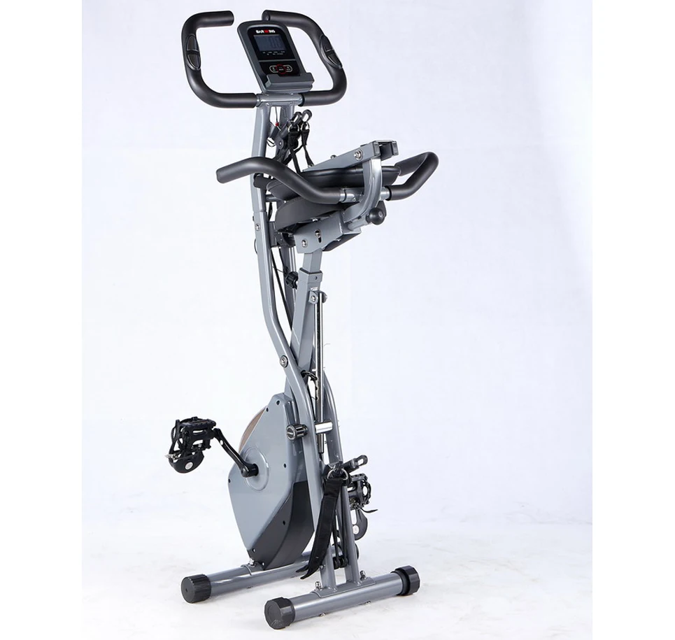 2024 New Design Portable Exercise Home X Bike Foldable Fitness Gym Bicycle Bike with Display