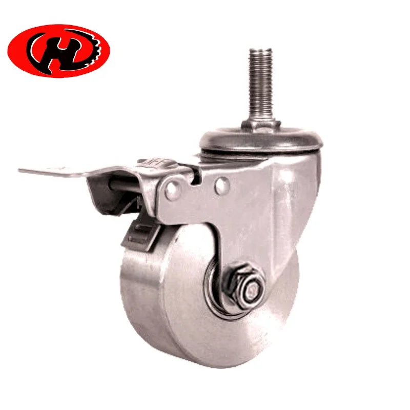 heavy duty caster wheel 2 inches  3 inches 4 inches 201 304 stainless steel castor wheel