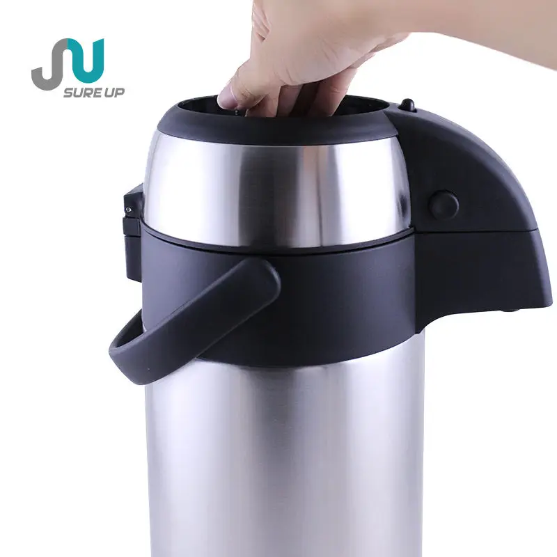 Thermos Airpot With Pump 2.5l 3.0l 3.5l 4l Stainless Steel Termos Vacuum Airpot