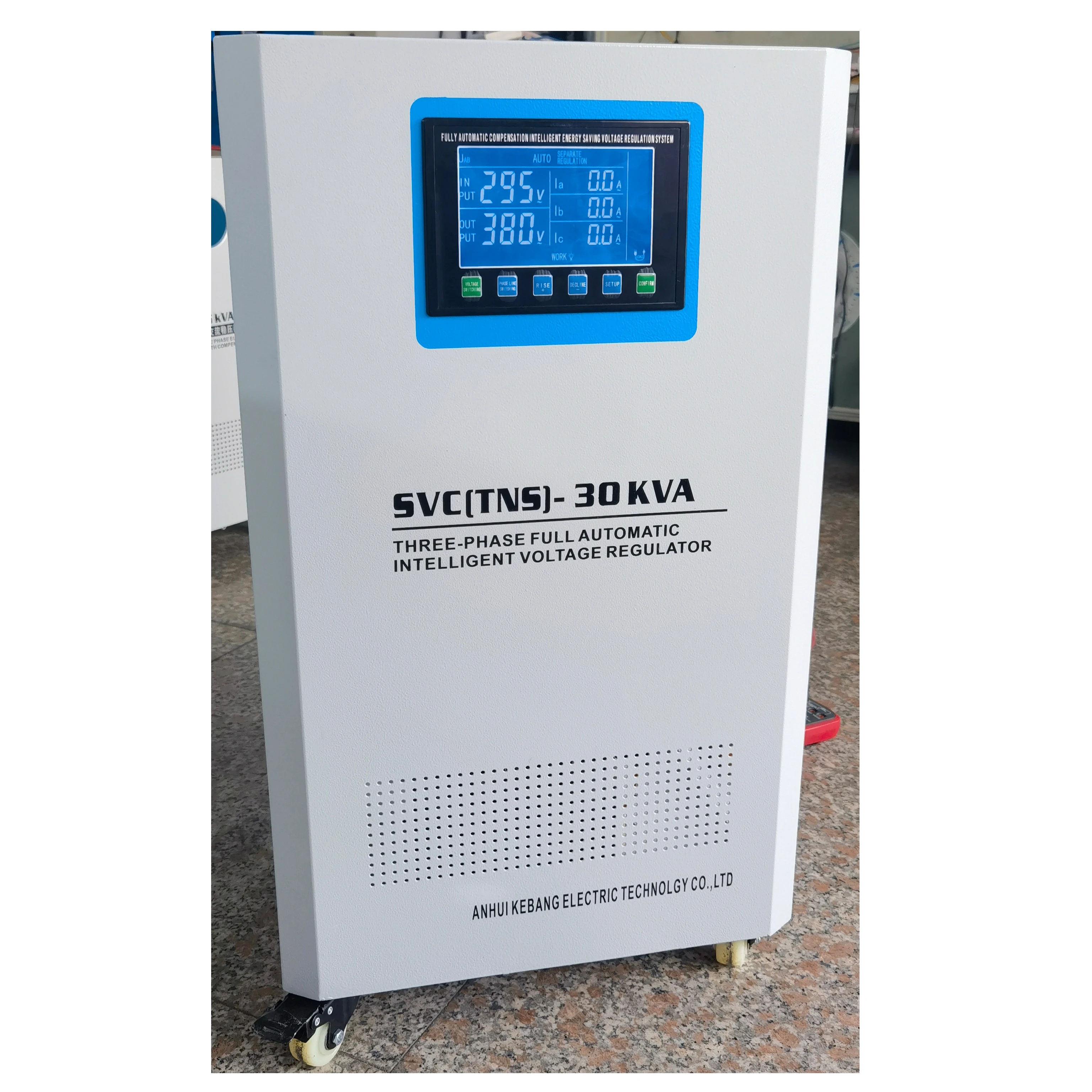 Three Phase Tns-9kva 15kva 30kva 50kva Automatic Power Voltage Regulator Stabilizer  Voltage Regulator