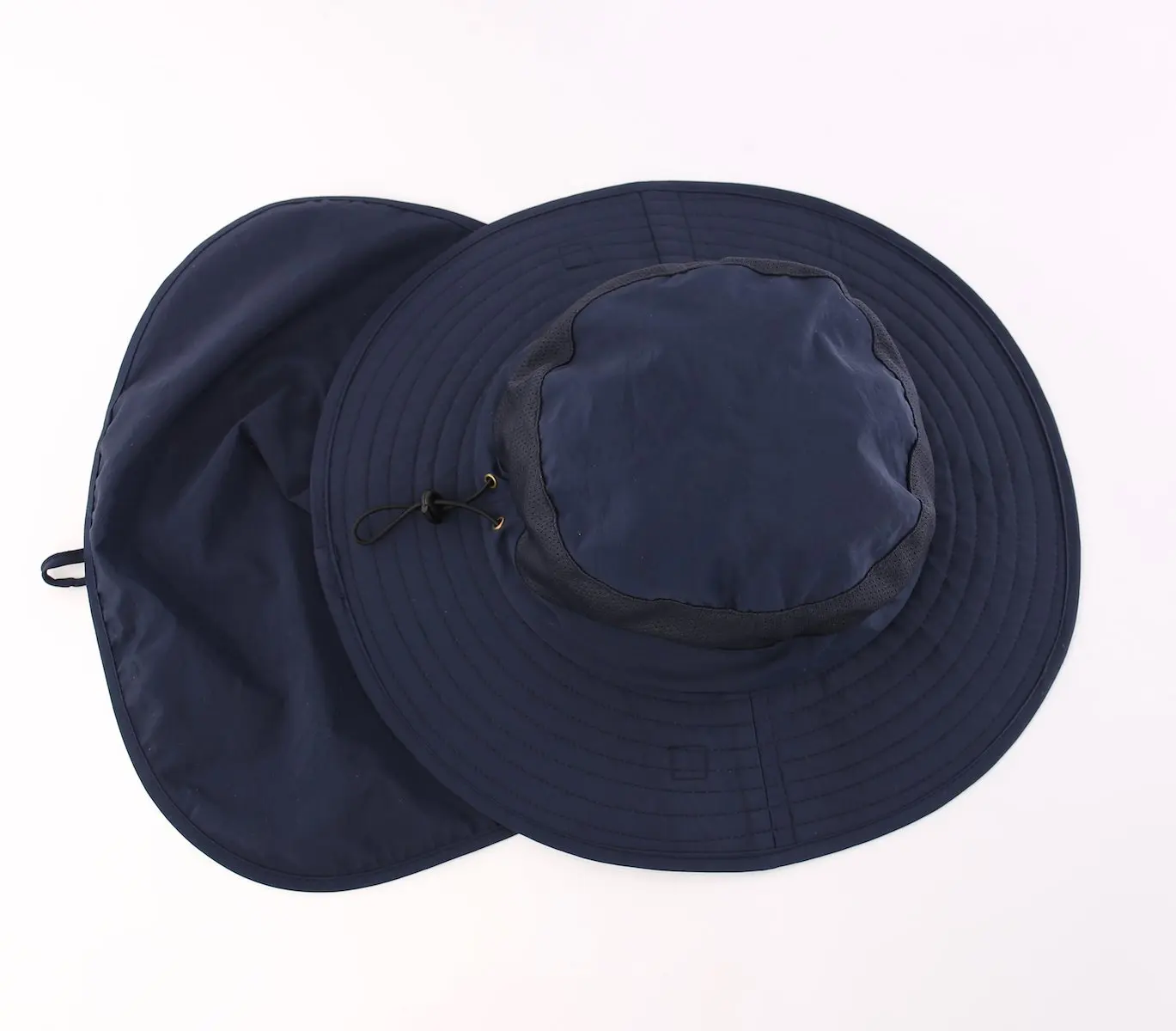 Wholesale High Quality Mesh Men Outdoor Hiking Camping Neck Flap Fishing Bucket Hat