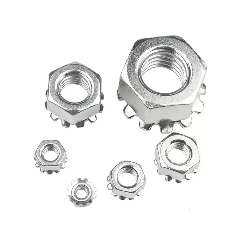 Metric Hex Kep/K Type Tooth Washer Lock Nuts M3 M4 M5 M6 M8 M10