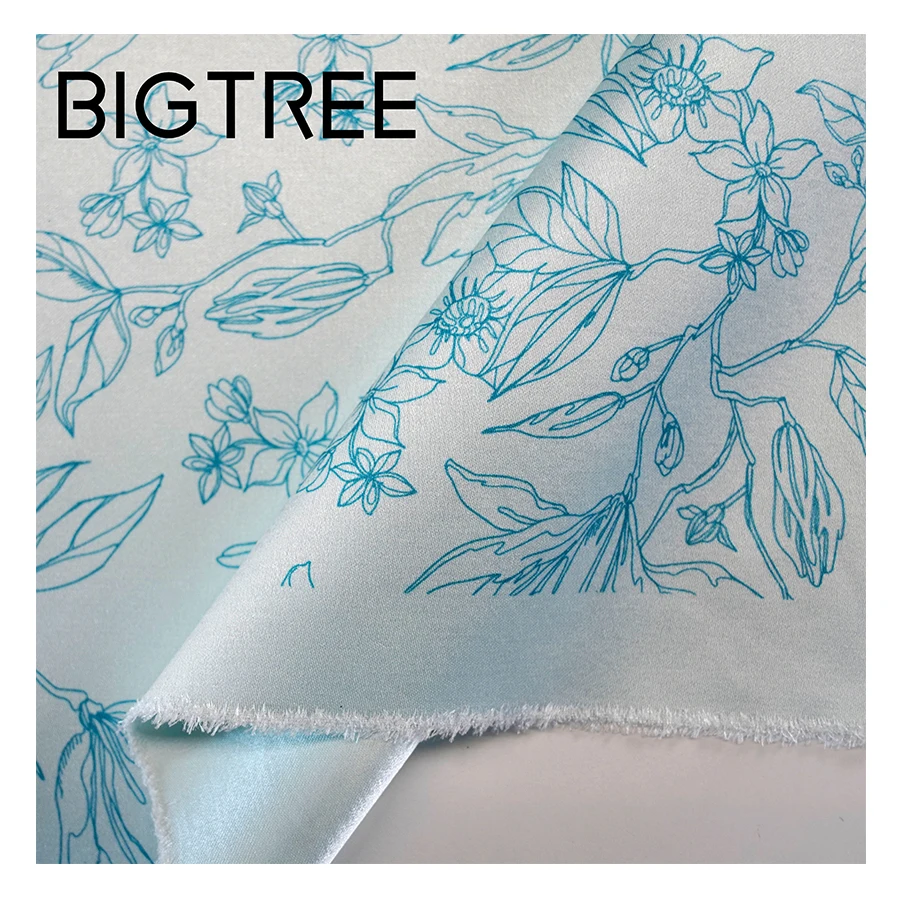 2022 Popular Product Shiny Woven Floral Printed Polyester Rayon Fabric for Suit, Skirt, Pants, Dress, Jacket