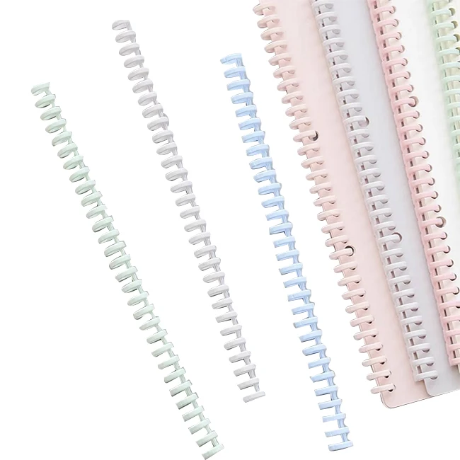 Office Binding Supplies Plastic Spiral Wire Coil Book Binding Featuring Ring Pattern Durable Paper Metal PVC Iron Nylon