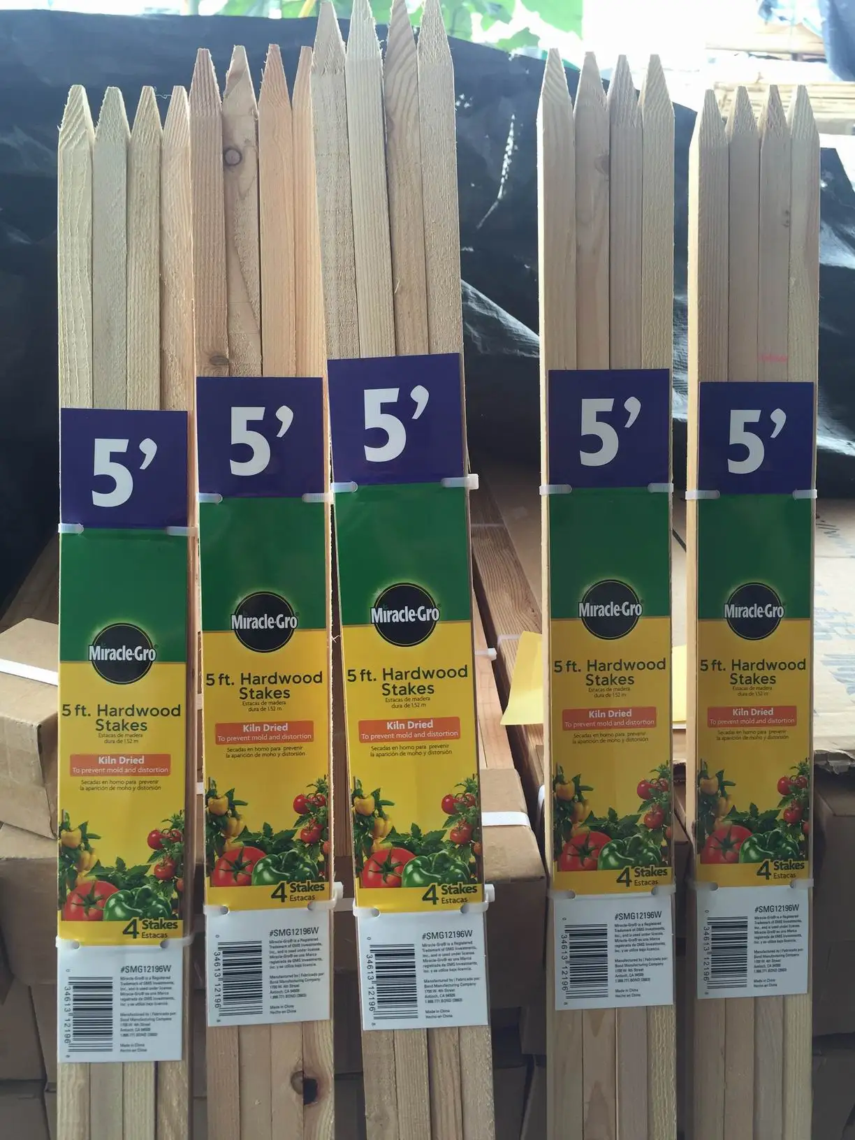 Hot selling Wooden Garden plant support Stakes Ground Stakes Hardwood Stakes for commercial use