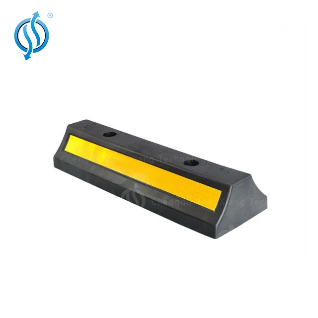 1830mm Long Reflective Car Parking Rubber Wheel Stopper