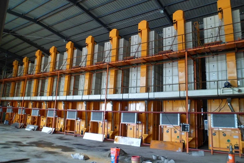 Mixed flow type 30 ton per batch hot air grain dryer machine