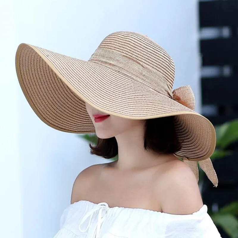 Шляпа лягушка из травы Роскошная камуфляжная женская летняя пляжная соломенная плетеная Солнцезащитная шляпа из рафии (1600386912474)