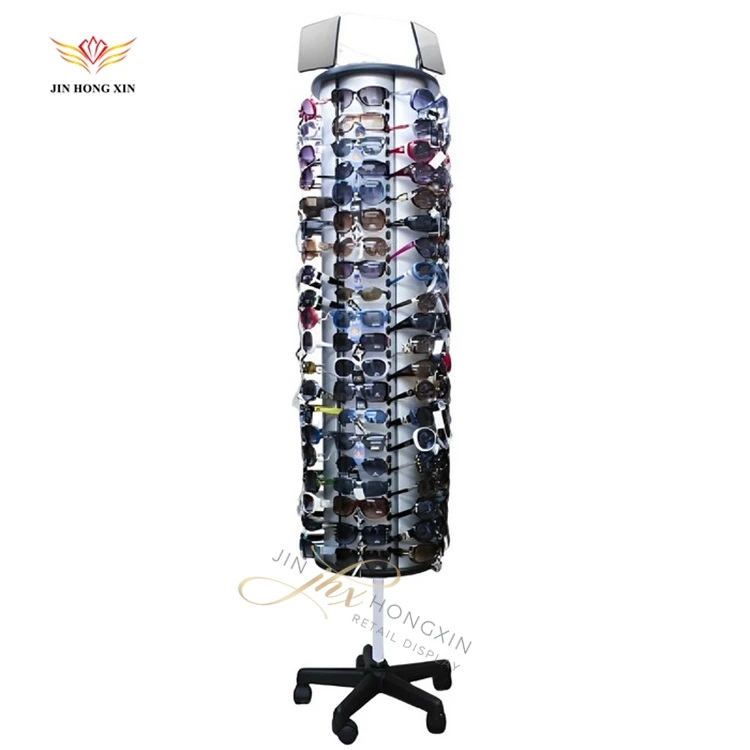 Lens Storage Sunglasses Cabinet Luxury Eyewear Display Cabinets for Optical Store Layout with Lights
