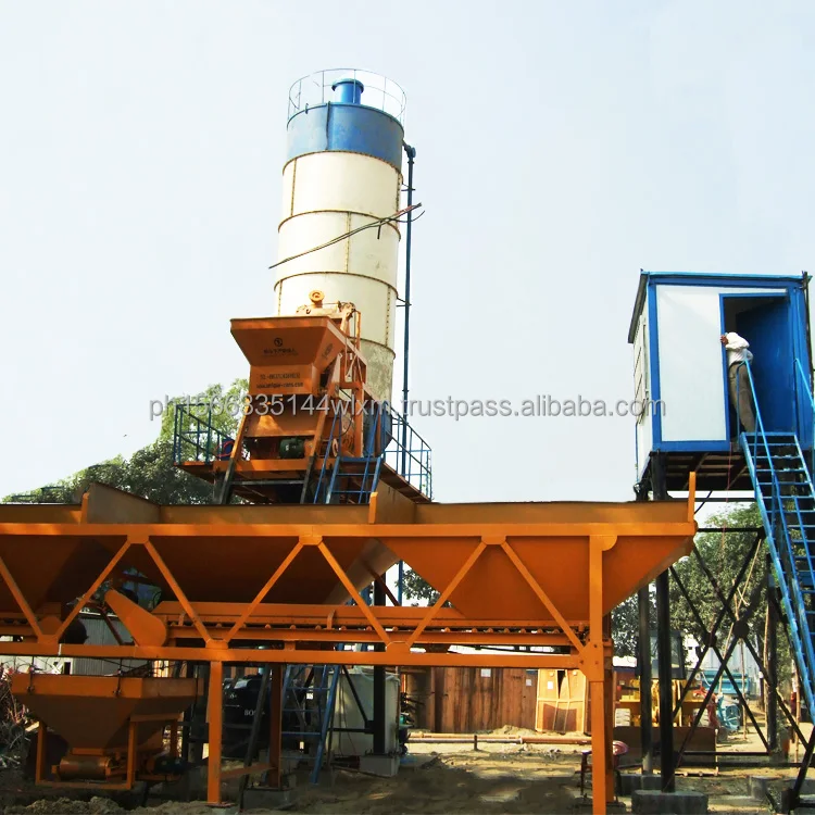 Stationary Concrete Batching Plant Js1000 Concrete Mixer Batch Plant Price